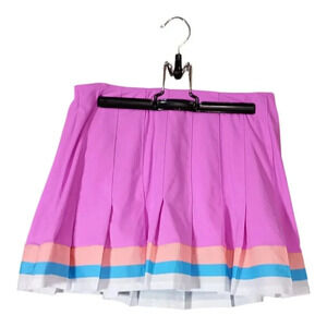 Lilly Pulitzer Loren Luxletic Skort Skirt Ametyst Striped Hem UPF 50+ Small